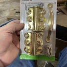 National Hardware N190769 V92 Screen / Storm Door Set Brass Finish. Fixed Price $14.99.