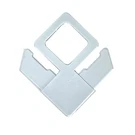Crl White 5/16" Square Cut With Lift Tab Plastic Screen Frame Corner - Pack Of. Fixed Price $44.40.