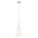 Deela Light PENDANT-17 Inches Tall And Wide-white Finish Kichler. Fixed Price $229.99.