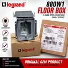Legrand Receptical Omnibox 1-GANG Steel Floor P/N:880W1. Fixed Price $69.99.