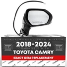 Driver Side Compatible With 2018-2024 Mirror, Black. Fixed Price $132.46.