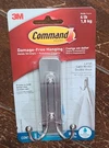 3M Command Large Satin Nickle Double Hook -bath- Item #BATH36-SN-ES. Fixed Price $11.98.