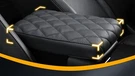 Poksri Car Center Console Padded Cover Pu Leather Universal Armrest 11.4 X 5.9. Fixed Price $45.00.