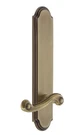 Grandeur Arc Tall Plate Dummy With Newport Lever Vintage Brass - 836282. Fixed Price $95.00.