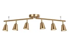 6 Track Lighting Kit, Matte Brass Finish Foldable And Adjustable With M.... Fixed Price $109.62.