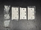 4-1/2" X Square Hinge, Heavy Duty, Quiet Ball Bearings Prime Coat White. Fixed Price $24.00.