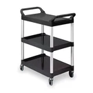 Rubbermaid Commercial FG342488BLA Dual-handle Utility Cart With Lipped Plastic. Fixed Price $237.99.