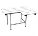Csi Bathware 32" X 21" L-shape Slatted Folding Shower Seat, Left Handed. Fixed Price $99.00.