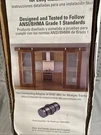 National Hardware Stainless Steel Sliding Door Track Kit. Fixed Price $149.95.