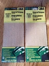 Sandpaper General Purpose 3M Assorted Grit 9019NA Lot Of 2PKS New! Paint Wood. Fixed Price $12.99.