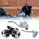 1" Chrome Clutch & Hydraulic Master Cylinder Brake Levers W/ Switches For Harley. Fixed Price $52.98.