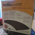 Trafficmaster Carpet 19.7"X19.68" Peel Stick Gray (8 Tile/case 21.53 Sq Ft). Fixed Price $27.04.