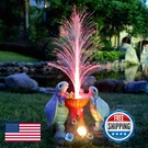 Rctticuu Solar Garden Statues With Led Lights, Resin Turtles Figurine Out. Fixed Price $54.04.