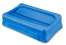 Rubbermaid Commercial Slim Jim Swing Lid Blue Fits 16/23 Gallon Trash Cans. Fixed Price $44.99.