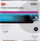 3M 01810 Purple Clean Sanding Disc 6" P500 Grit Automotive. Fixed Price $43.50.