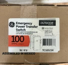 Ge TC10323R 100 Amp 240-VOLT Non-fused Transfer Switch. Fixed Price $160.00.