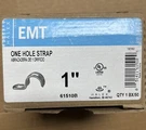 Halex In. Electrical Metallic Tube (emt) 1-HOLE Straps (50-PACK). Fixed Price $19.99.