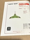 Satco Nuvo Lighting 16" Pendant Warehouse Shade, Green SF76-660. Fixed Price $40.50.