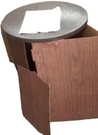 Antique Cardboard Table Sears Shelf Storage 115487 Simulated Wood Plastic Top. Fixed Price $59.95.