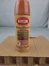 Read Krylon Wood Stain Rustic Brown 12 Ounce Spray Paint Semi-transparent. Fixed Price $35.99.