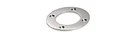 Polished Stainless Round Base Plate For 1-1/2" Tubing By Laurence. Fixed Price $20.08.