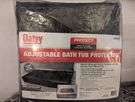 Oatey 2 X 15 In. W Black Adjustable Bathtub Protector. Fixed Price $29.95.