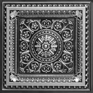 Decorative Pvc Ceiling Tile 2'X2' (25/PACK)-ANTIQUE Silver #223 Drop-in/glue-up. Fixed Price $289.00.