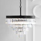 Jonathan 20"CLASSIC Traditional Crystal Led Chandelier Bronze/ Clear Wyatt. Fixed Price $418.99.