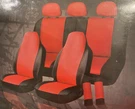 Oxgord 10 Pc Car Seat Cover Complete Set OX-SCPU-S2G-RD Black And Red. Fixed Price $19.99.
