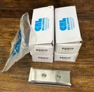 Laurence AFWC2 Brush Stainless 2-PC Side Mount Frameless Glass Clamp Nib. Fixed Price $75.00.