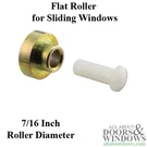 Roller (flat) - Sliding Windows, Steel / Nylon. Fixed Price $5.94.