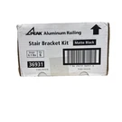 Peak Aluminum Railing Deck Stair Bracket Kit 36931 Matte Black Pack. Fixed Price $40.49.