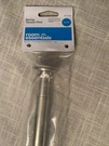 Room Essentials Spring Tension Rod Brushed Nickel Finish Fits 30 Inch - 52. Fixed Price $9.99.