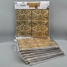 32 Rm Roommates Sticktiles Peel & Faux Tin Glossy Gold 10.5" Square. Fixed Price $79.95.