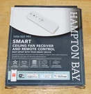 Hampton Smart Ceiling Fan Receiver And Remote Control Model 76278 New Box. Fixed Price $34.95.