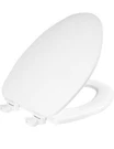 Bemis 585EC 000 Elongated Closed Front Enameled Wood Toilet Seat #8. Fixed Price $18.50.