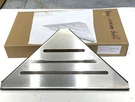 Gatco 1464 Elegant Stainless Steel Bathroom Corner Shelf Brushed Nickel New. Fixed Price $19.99.
