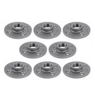 8 Pack 3/4 Black Iron Floor Flanges For Decor - Female Lot Of. Fixed Price $13.99.