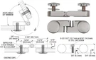 C.r. Laurence P68FBN Crl Brushed Nickel Low Profile Cap Angle Panel Connector. Fixed Price $54.08.