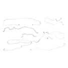 Brake Line Kit Complete Tubes 1996-02 Express 2500 Savanna Oe Steel 7PC. Fixed Price $232.00.