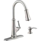 Touchless Kitchen Faucet Led Single Handle Sprayer Soap Dispenser Stainless. Fixed Price $106.90.