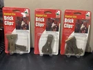 3 Adams, 2 Count, Standard Size Brick Clips Made In Usa CDBL-1459S00. Fixed Price $25.00.