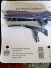 New Pella Casement Hardware Left Hinge Set Matte Black Lifestyle Reserve. Fixed Price $29.99.