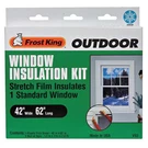 Frost King V93A Window Insulation Kit 42" X 62", Outdoor. Fixed Price $6.99.