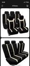 Fh Group Universal Fit Full Set Sports Fabric Car Seat Cover With Airbag & Sp.... Fixed Price $49.99.