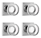 Coolnews 4 Pack Glass Dummy Door Knobs Interior, Single Side Crystal Do.... Fixed Price $44.95.