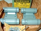 Vintage 2" Double Acting Spring Louver Door Hinge Set Milwaukee Nu Jamb Usa Nos. Fixed Price $39.95.
