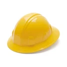 Pyramex HP24130 Full Brim Hard Hat Point Ratchet Suspension - Yellow. Fixed Price $23.82.