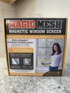 Magic Mesh Magnetic Replacement Window Screen Fits Up TO55INX36IN Nib #MM601106. Fixed Price $22.00.