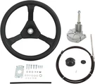12T Feet Outboard Steering System Boat Cable Marine 3/4'' Shaft With Wheel Yacht. Fixed Price $110.00.
